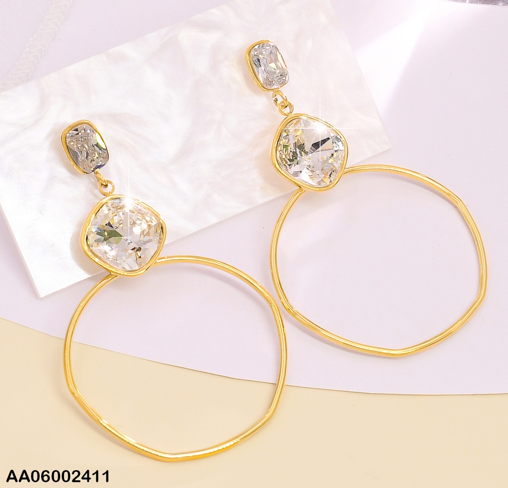 ARETE DOR ZIRC CRISTAL RECT/ ZIRC ROMBO /CIRC. IRREGULAR EA293-131