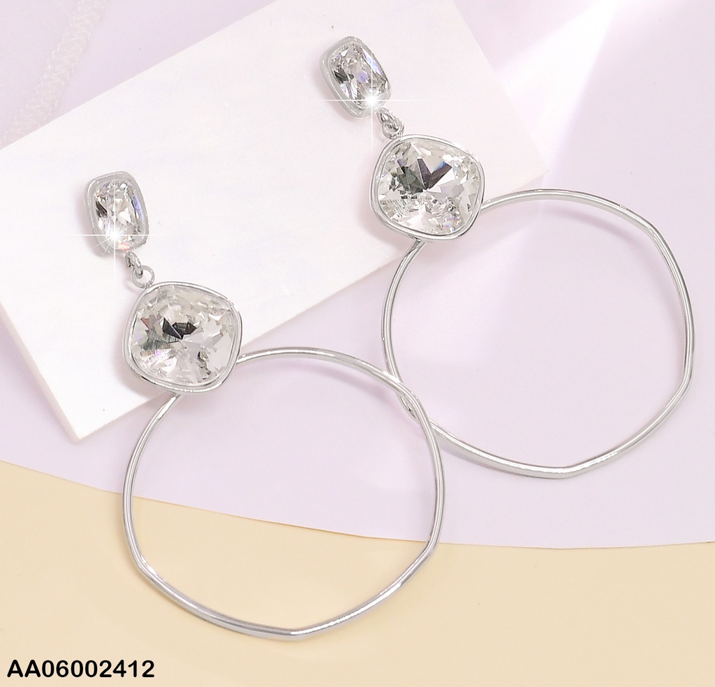 ARETE PLAT ZIRC CRISTAL RECT/ ZIRC ROMBO /CIRC. IRREGULAR EA294-131
