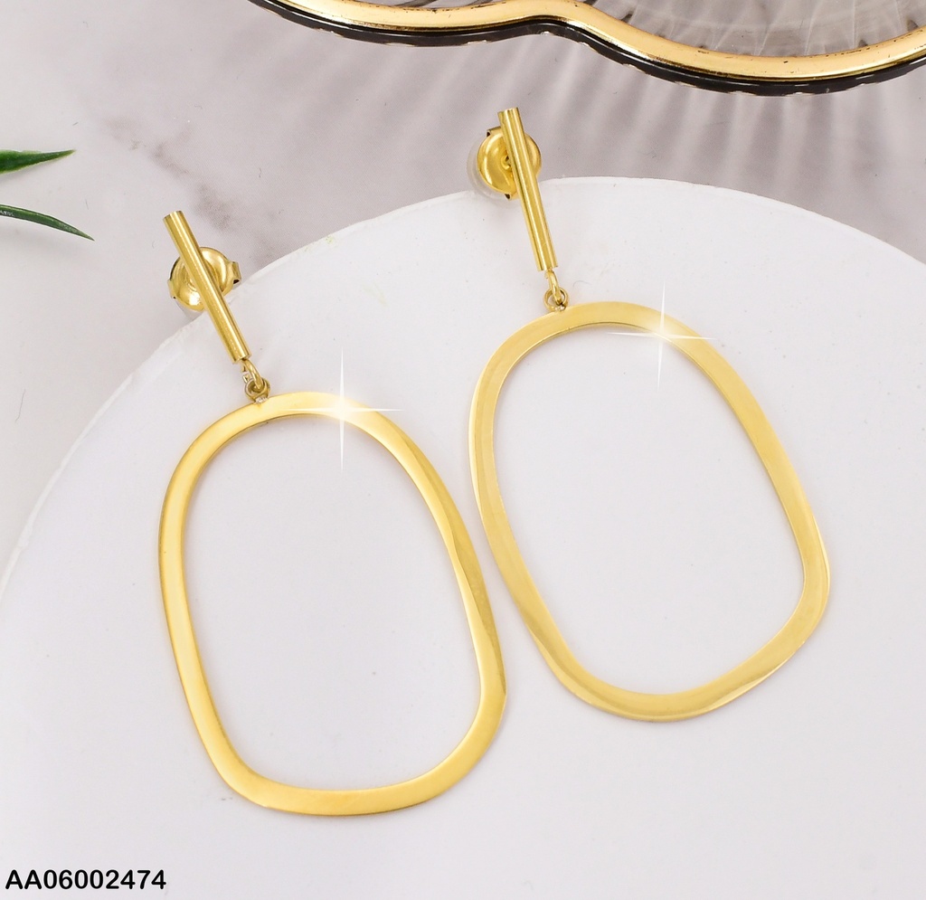 ARETE DOR. PALITO/OVALO COLGANTE EA431-131