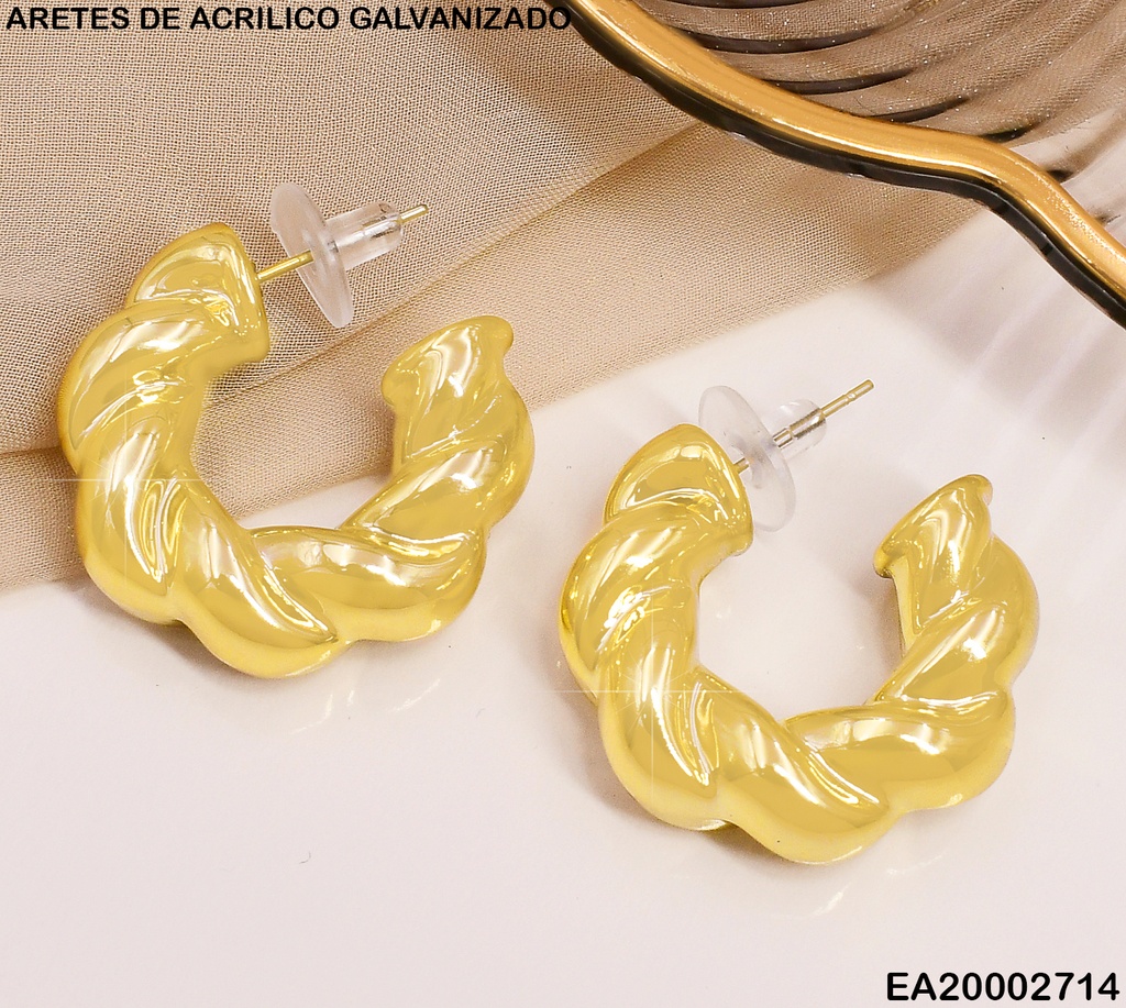 ARETES GALVANIZADOS DOR.  ¨C¨ TOREADOS/ INFLADOS (CCB) EE614-215