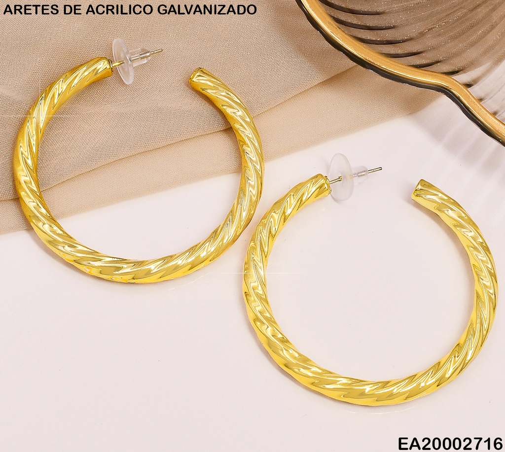 ARETES GALVANIZADOS ¨C¨ TORNEADO DOR. (CCB)EE618-215