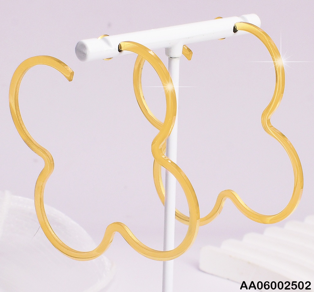 ARETES CROQUI FLOR 4 PET. EA540-131