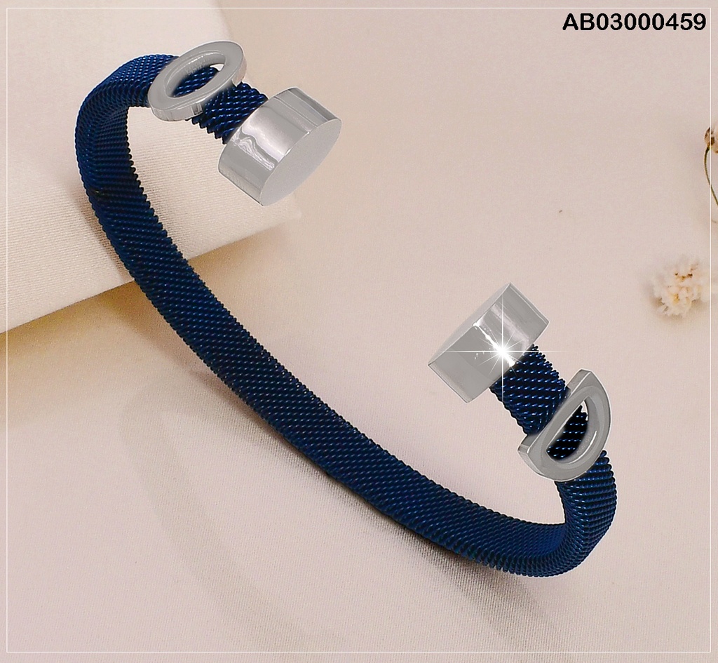 BRAZALETE  AJUSTABLE AZUL O-D  VD080434-112
