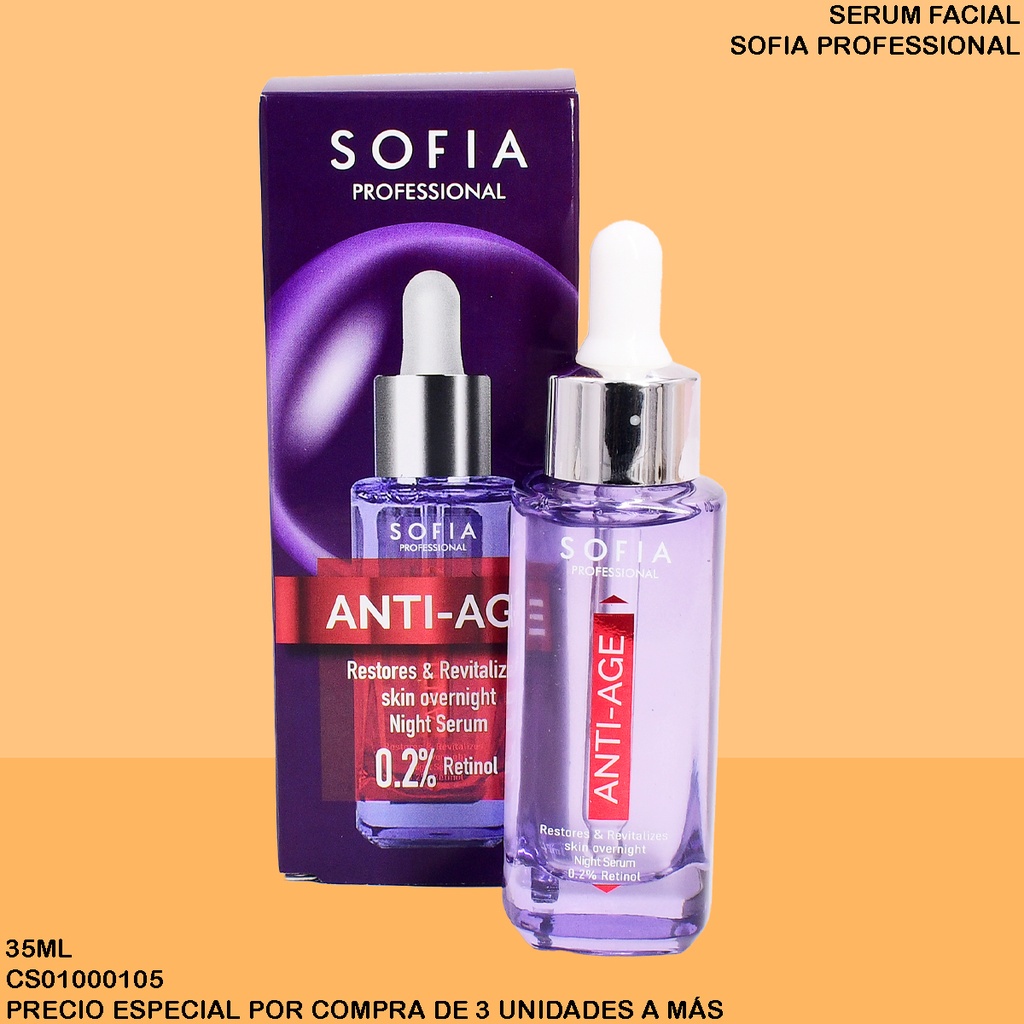 SERUM FACIAL RETINOL ANTI-AGE SOFIA 35ML S404B
