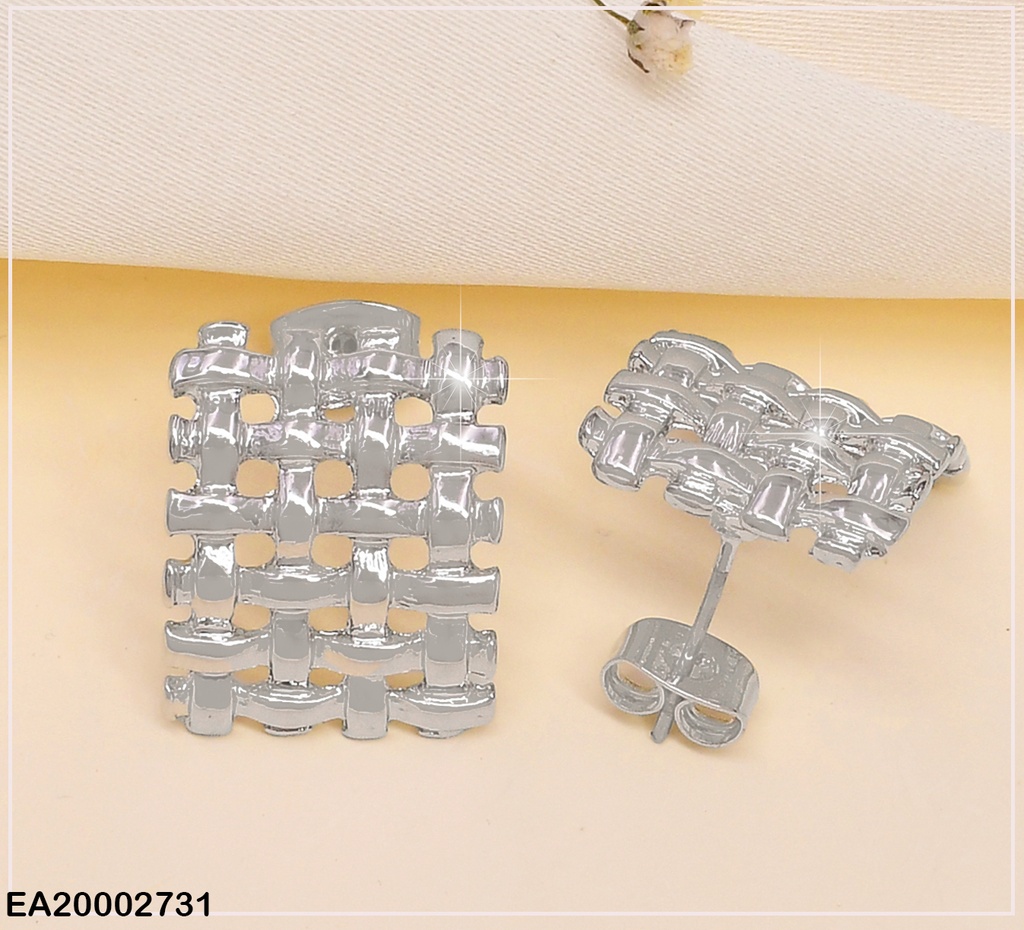 ARETES VERJAS PLATEADAS EE771-9 (NPE2025)