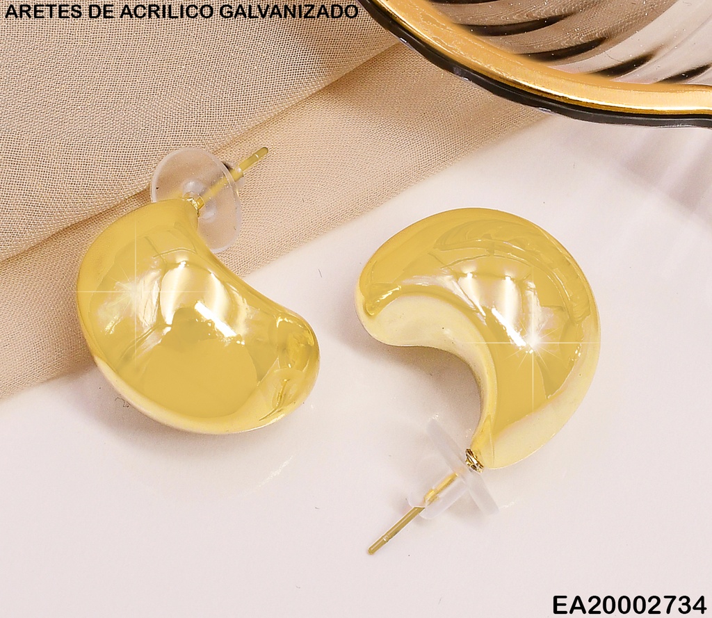 ARETES DOR. GALVANIZADOS MEDIA LUNA (CCB) EE600-215