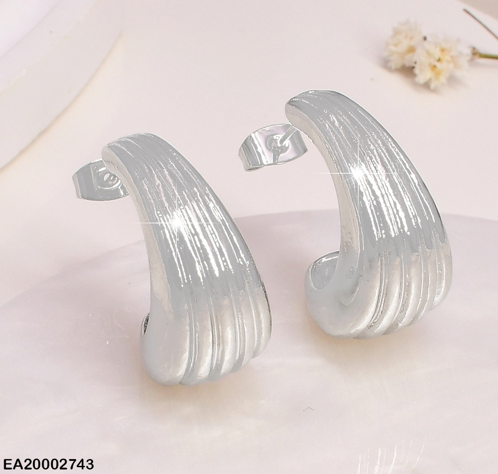 ARETES PLAT. "J" RAYADAS VERT.PARTE INF.ANCHA EE692-130 (NPE2025)