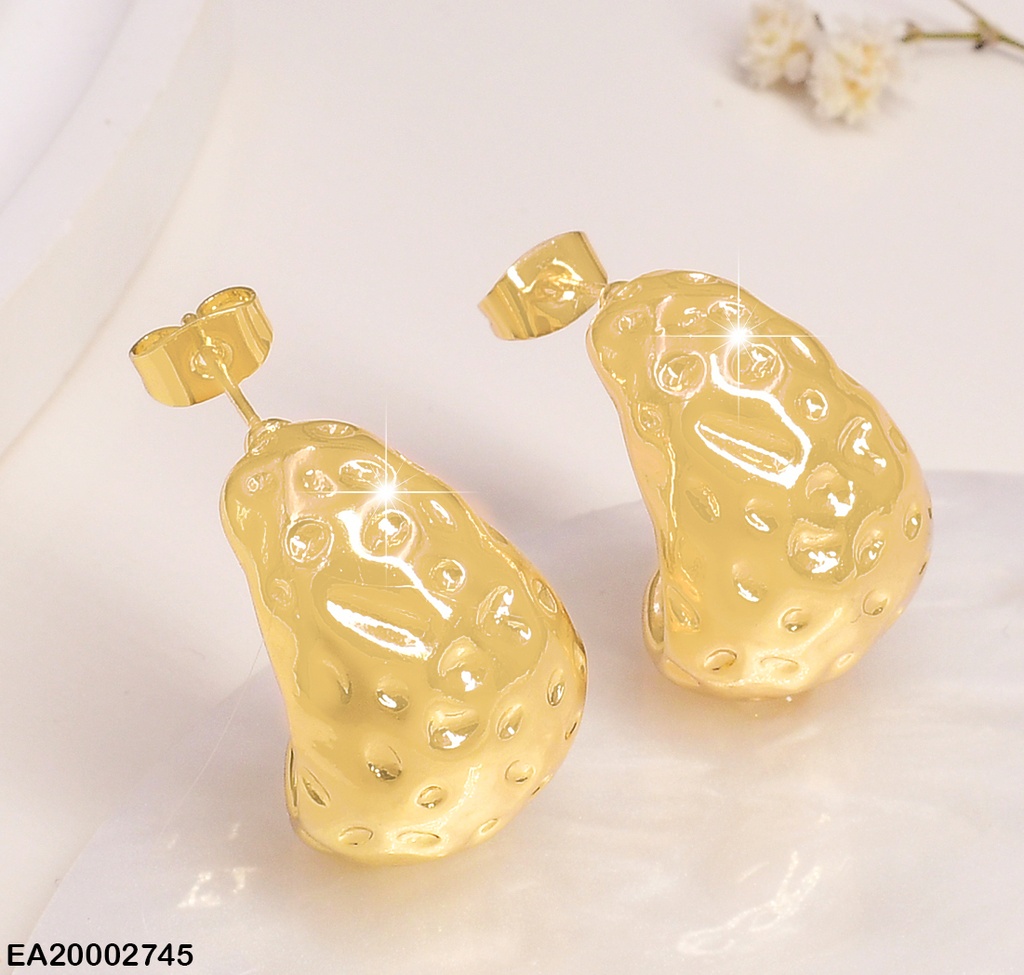 ARETES "J" SOLIDOS PUNTEADOS EE679-130 (NPE2025)
