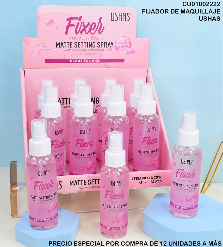 SELLADOR SPRAY FIXER USHAS UC010 100ML