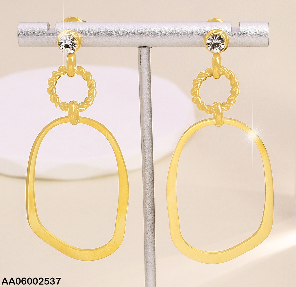 ARETES CIRCULO TORSAL C/ZIRC CROQUI RECT.EA437-131