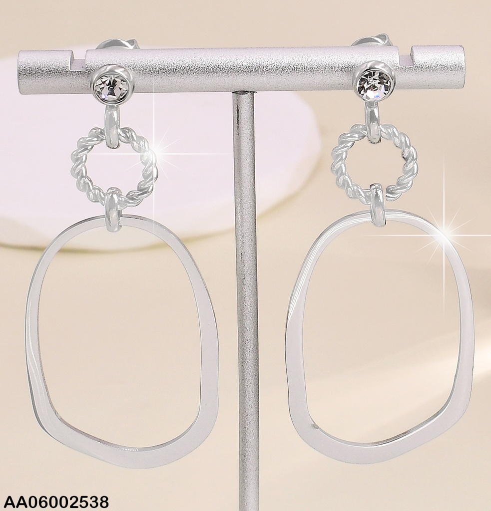 ARETES PLAT. CIRCULO TORSAL C/ZIRC CROQUI RECT.EA438-131