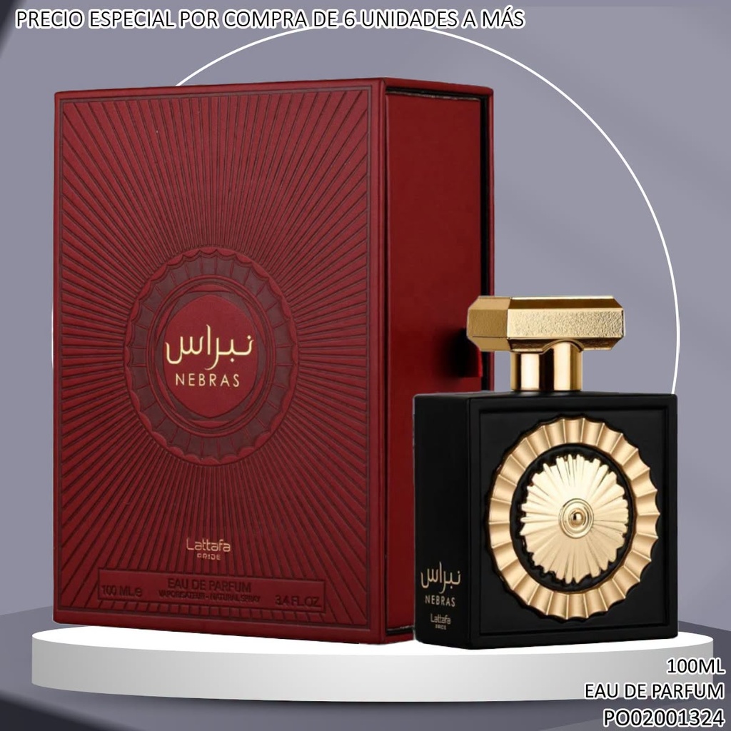 PERFUME NEBRAS LATTAFA PRIDE 100ML EDP