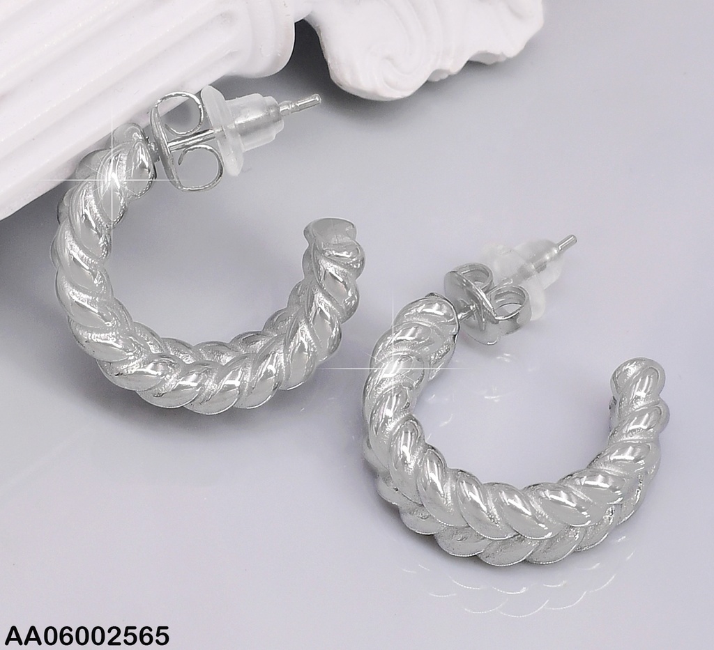 ARETES PLAT. "C" TRENZADOS EA428-31