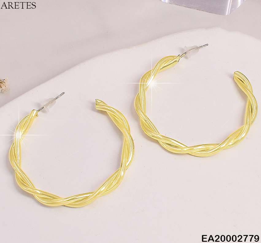 ARETES "C" TORNEADOS ALARGADOS 40*40MM (NPE2025)