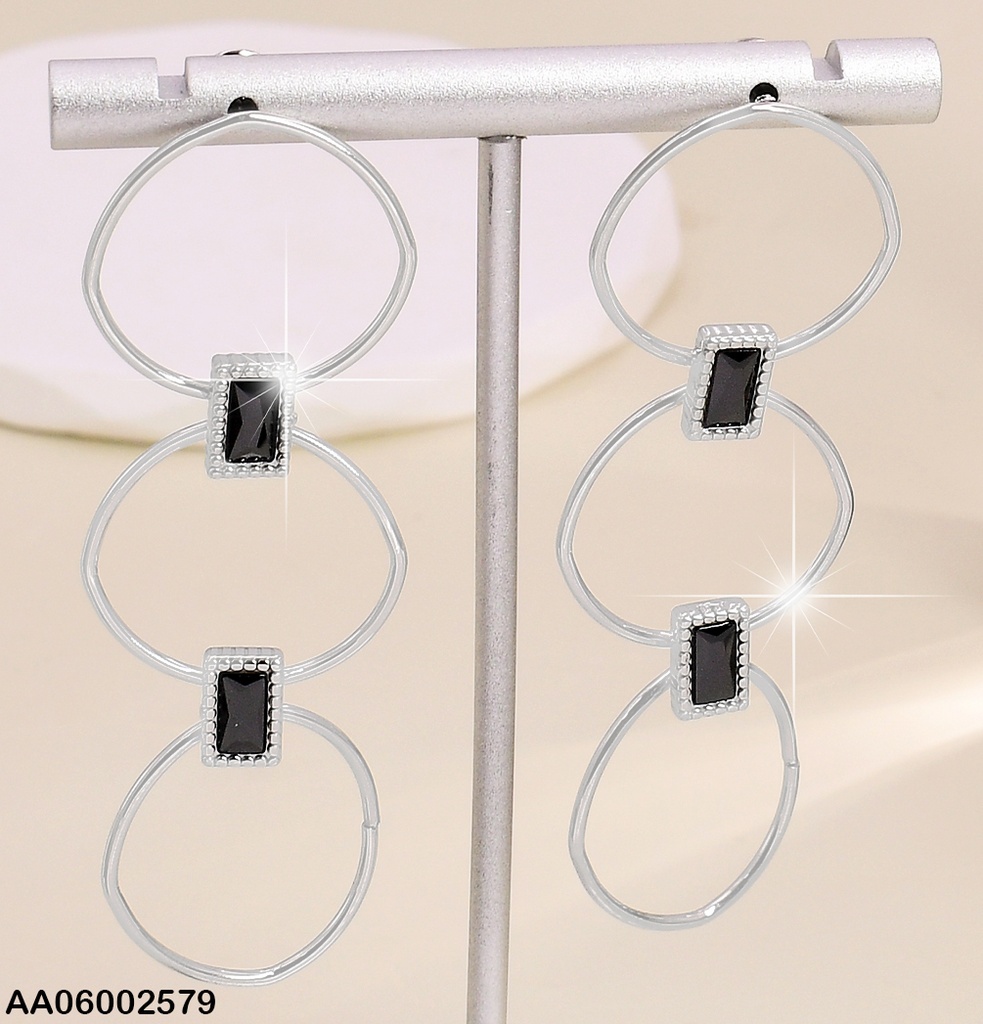 ARETES PLAT.3 CIRCULOS VERTICAL C/ZIRC.RECTANG◾ EA511-131