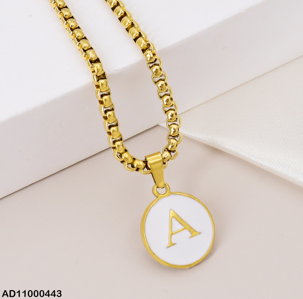 DIJE RD.PEQ. BLANCO LETRA "A" 009E4501-102