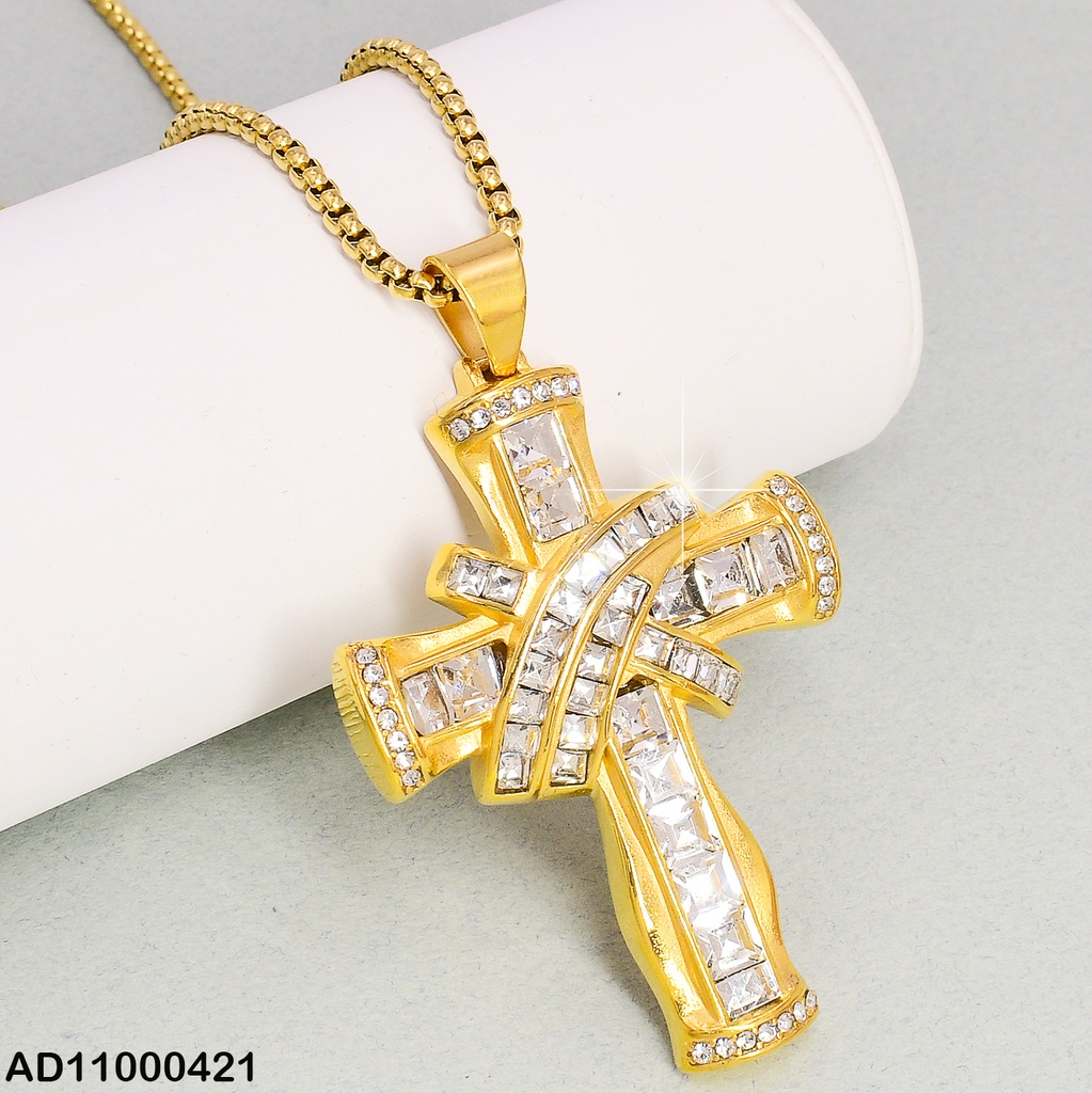 DIJE VARON CRUZ C/ZIRCONIAS⬜ VD080627-106T