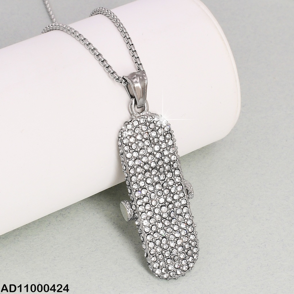 DIJE VARON PLAT.PATINETA C/ZIRC. VD080638-106T