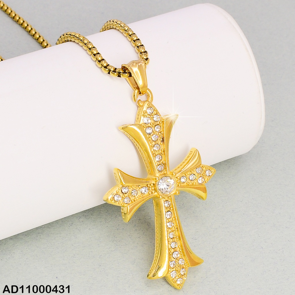 DIJE VARON CRUZ ANTIGUA C/ZIRC VD080662-106T