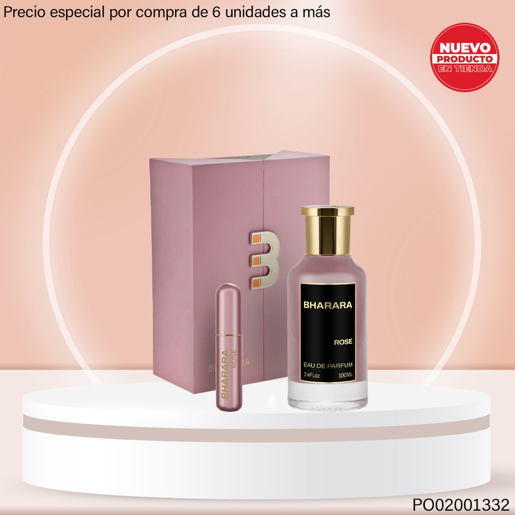 PERFUME BHARARA ROSE WOMEN EDP 100ML