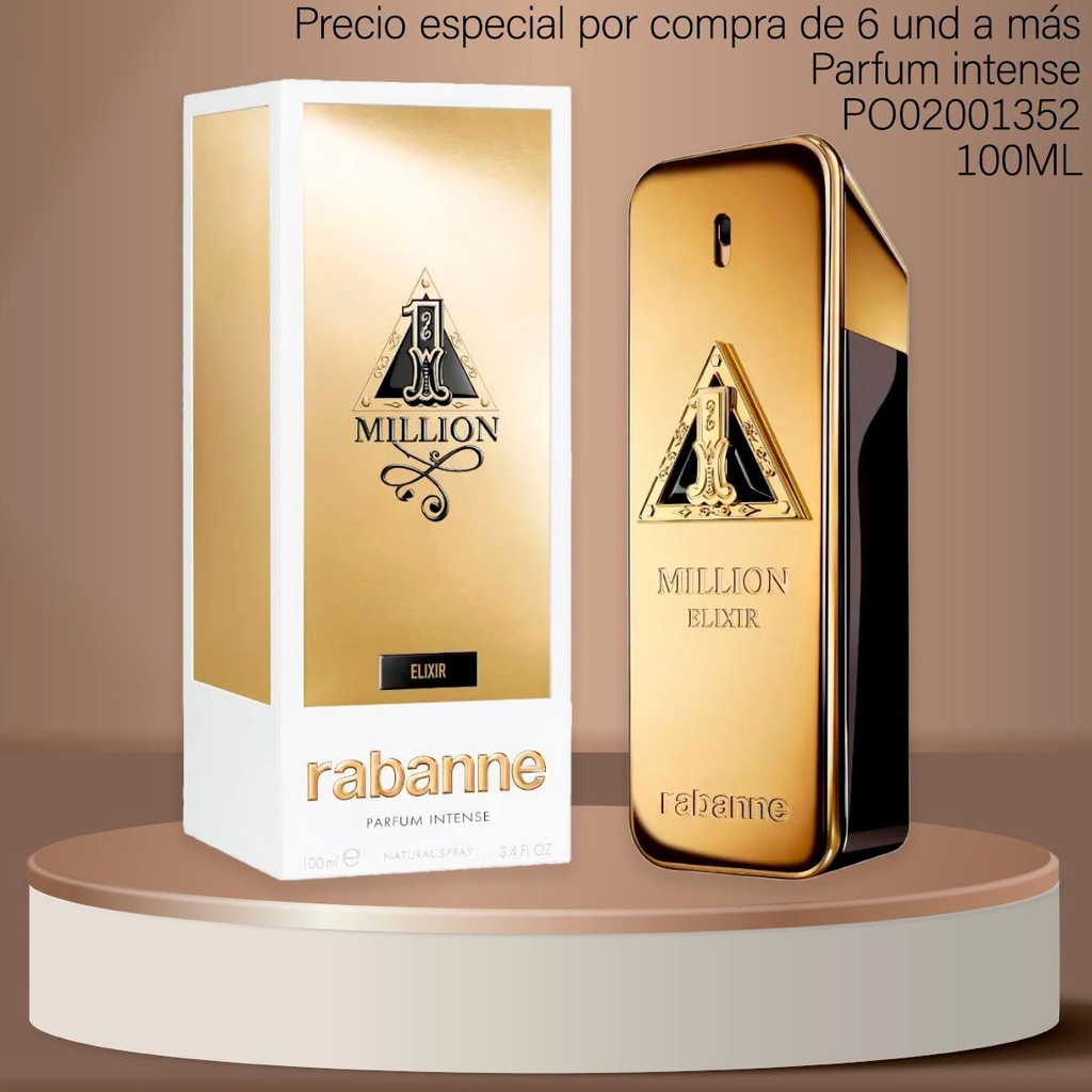 PERFUME 1 MILLION ELIXIR PACO RABANNE PERFUM INTENSE 100ML