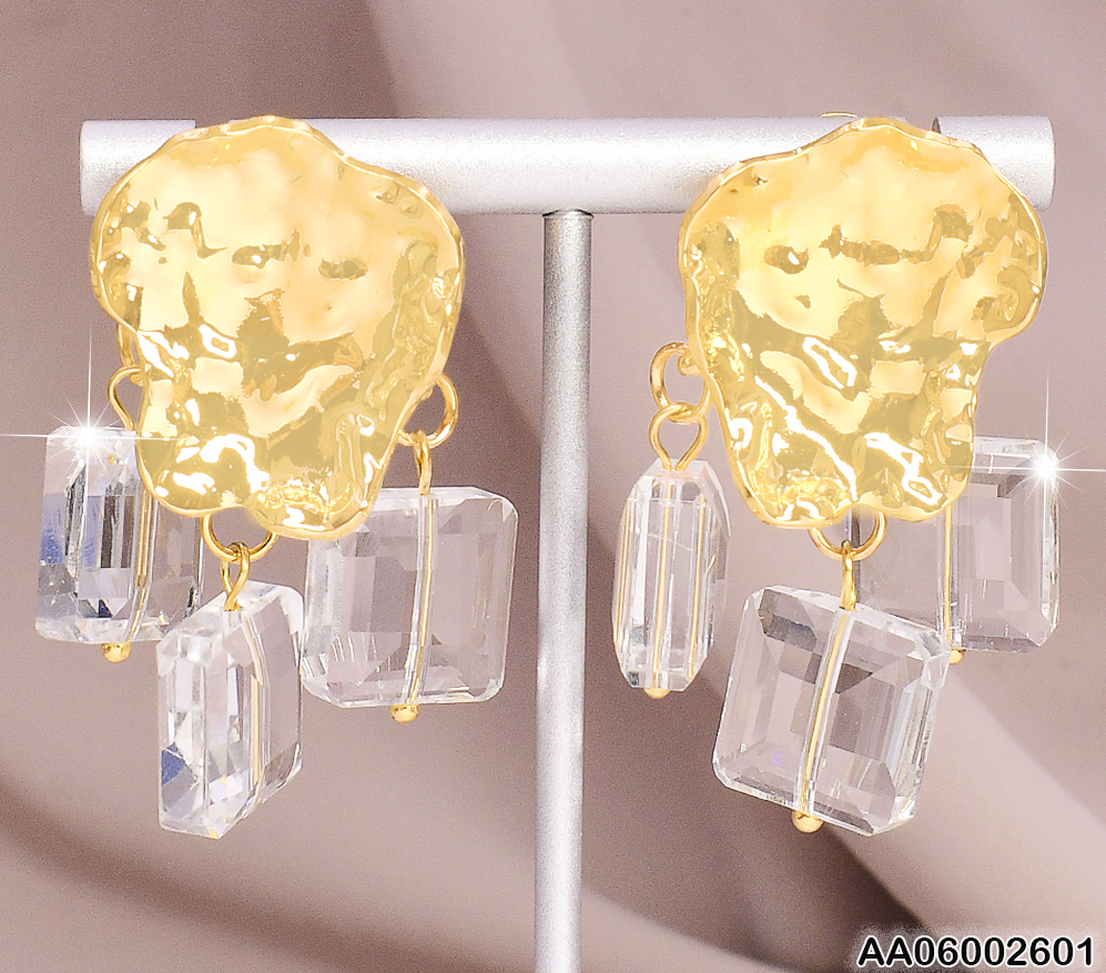 ARETES IREGULARES C/3 CUADROS CRISTAL EA407-45