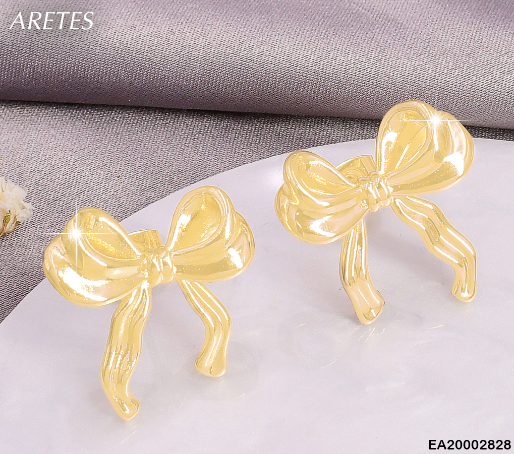 ARETES DOR LAZO LINEAS EE796-9