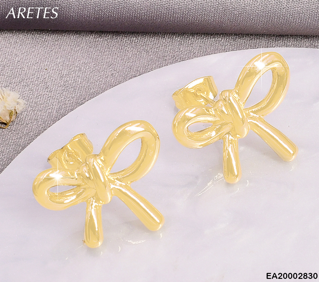 ARETE DOR LAZO GRUESO OREJAS IREEGULAR EE798-9
