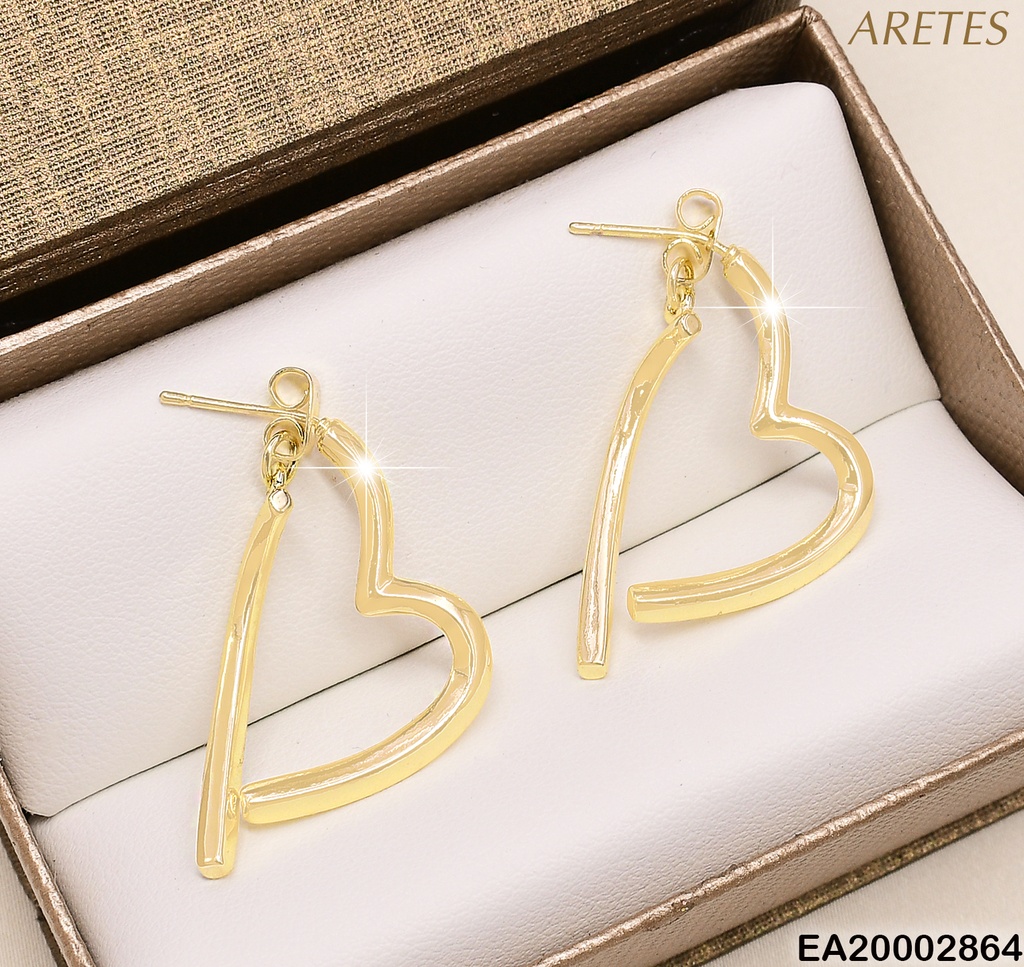 ARETES CROQUI CORAZON ABIERTO EE863-9