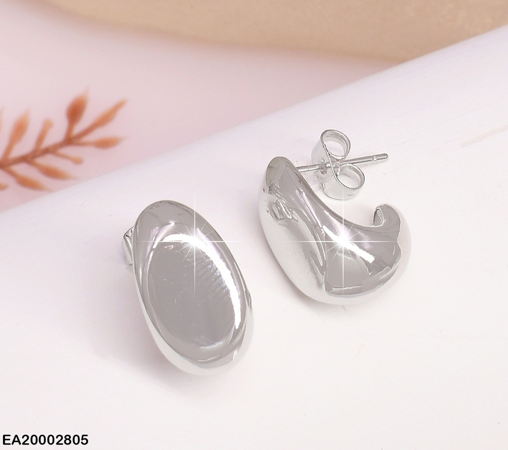 ARETES PLAT. DE MESA "J"ANCHA EE642-130