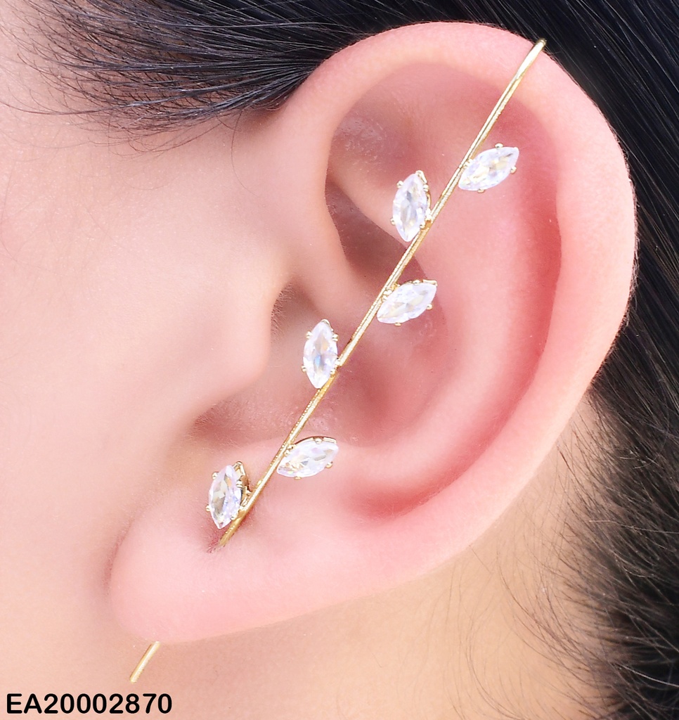 ARETE CAMALEON RECTO C/HOJITAS ZIRCONIAS A597-100 (NPE2025)
