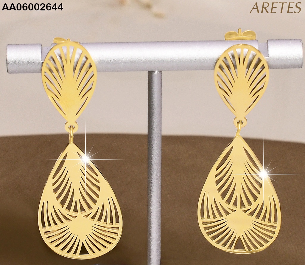 ARETE DOR DOBLE OVOIDE LINEAS DENTRO 0879