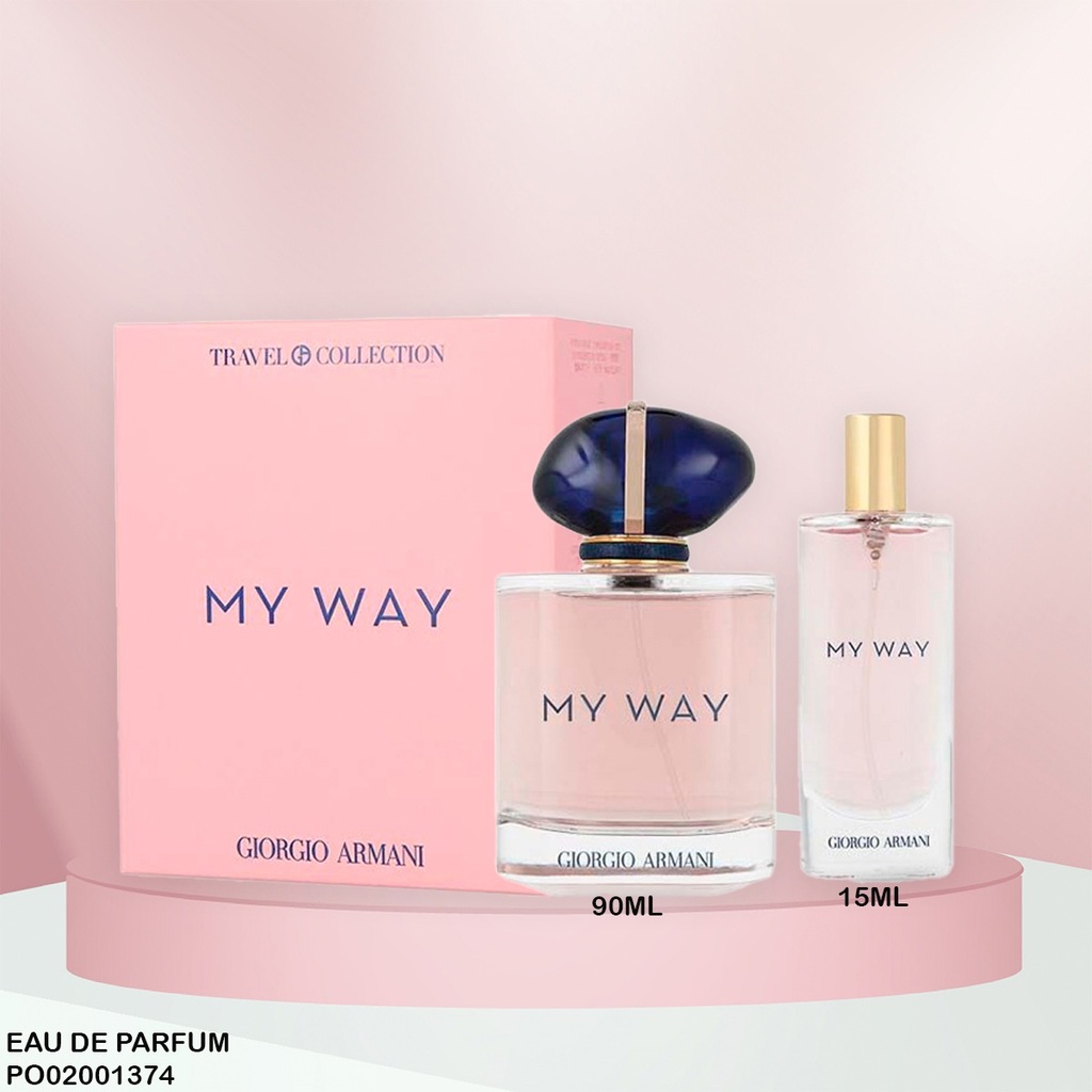 ESTUCHE PERFUMES MY WAY GIORGIO ARMANI 2PCS(90/15ML) EDP