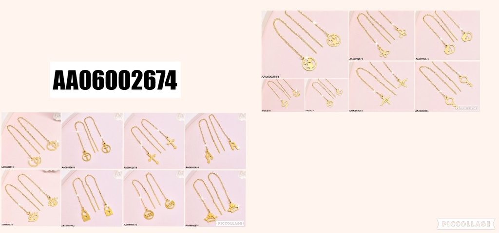 ARETES VIOLADORAS DIJES SURTIDOS