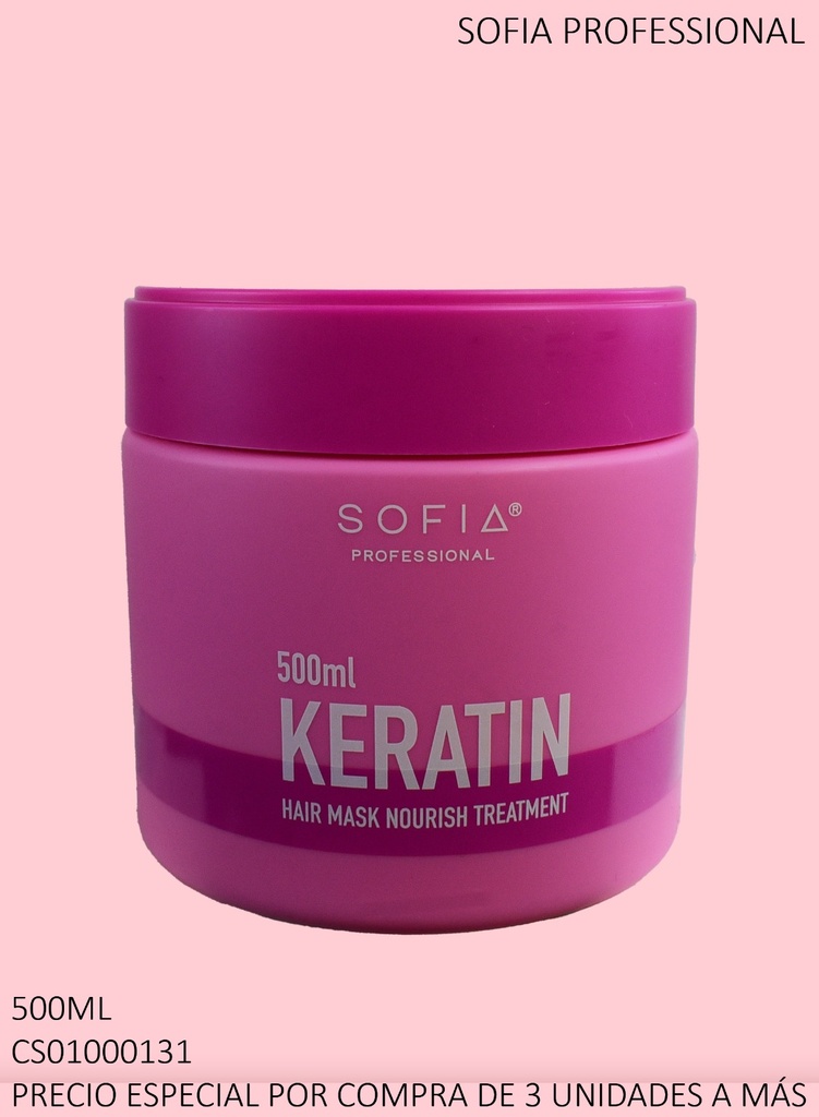 TRATAMIENTO CAPILAR SOFIA KERATIN 500ML S112B