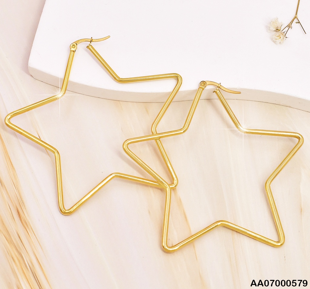 ARGOLLA ESTRELLA DORADA 60MM  R428-424 (AT)