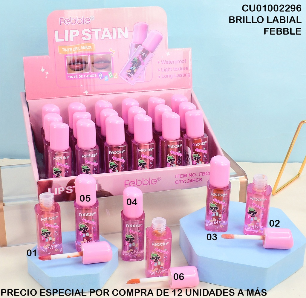 BRILLO LABIAL STAIN FEBBLE FBC022