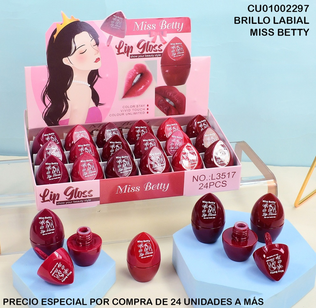 BALSAMO MISS BETTY COL.SURTIDOS L3517