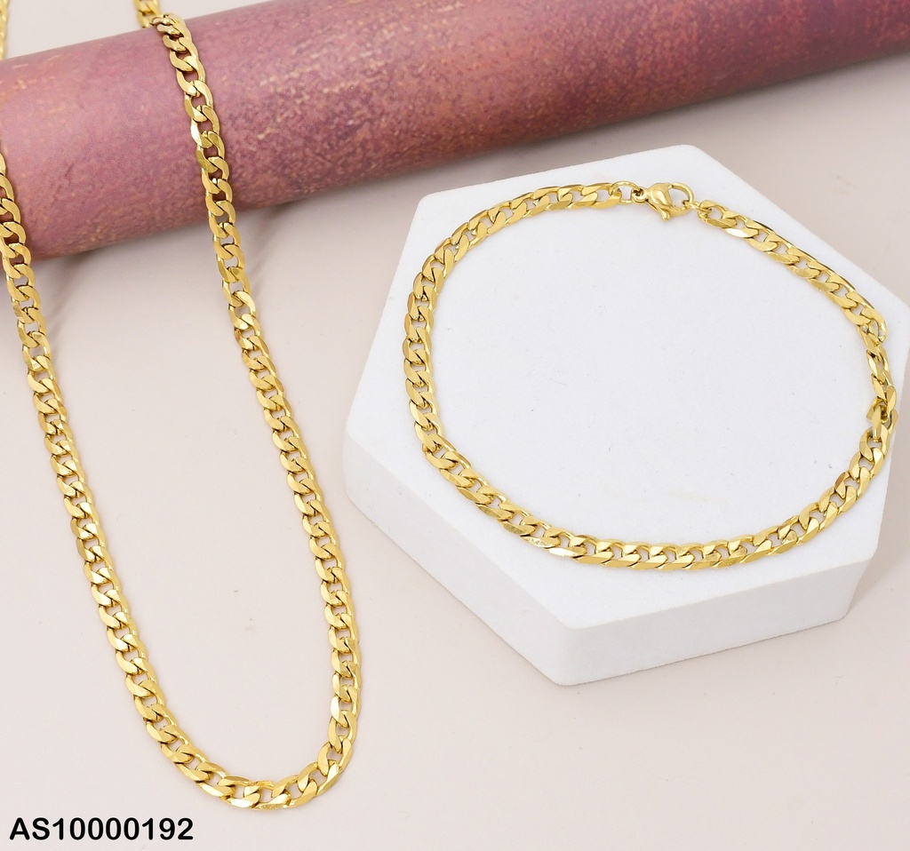 SET CADENA/PULSERA S/PLACA 1.2NK ESLAB.UNIF.T9780