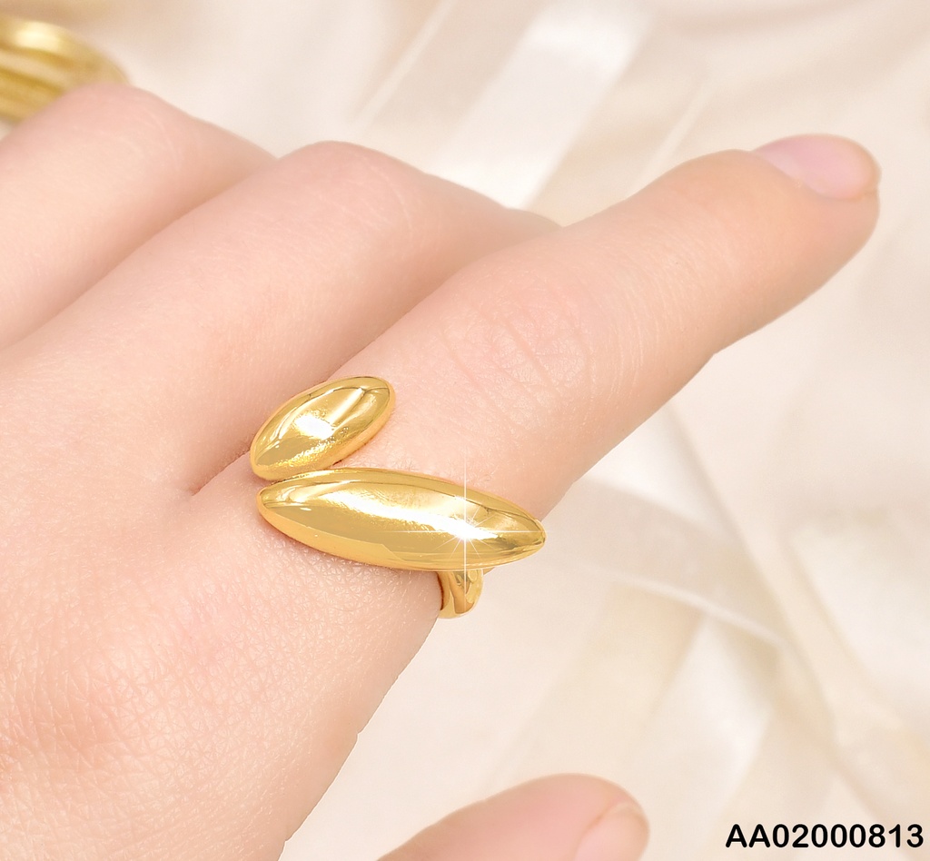 ANILLO AJUSTABLE"V"OVALOS INFLADOS RA163-45