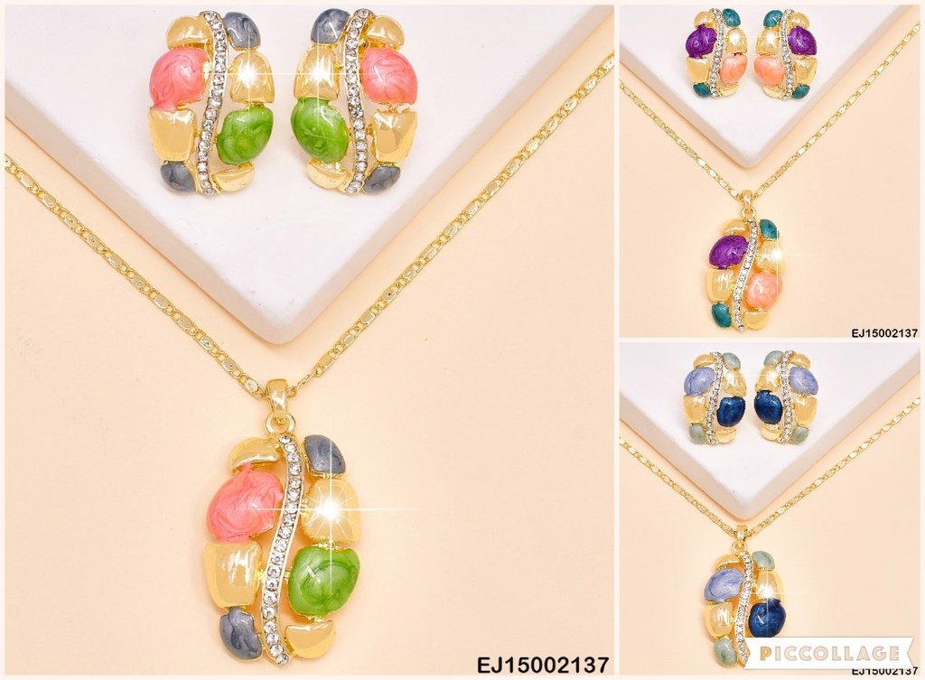 JUEGO PIEDRAS IRREGULARES/ LINEA DE ZIRC. CENTRO/COL SURT SE481-9