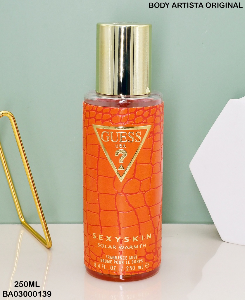 BODY GUESS WOMAN SEXY SKIN METALLIQUE 250ML SOLAR WARMTH