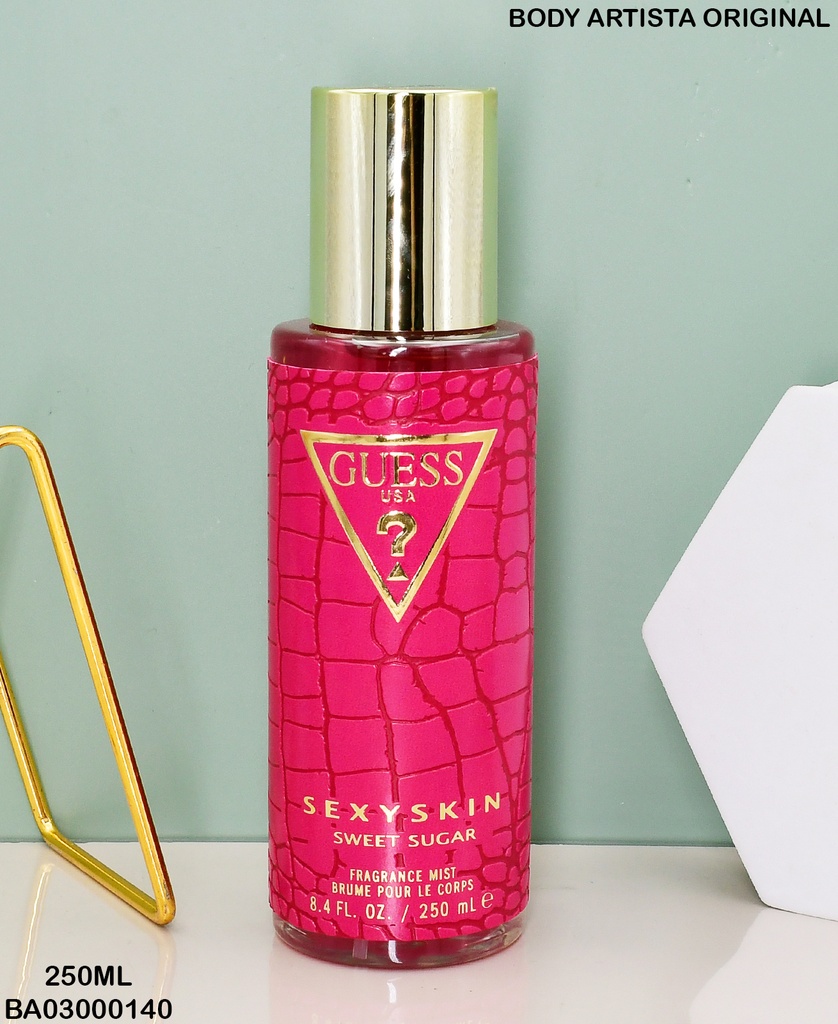 BODY GUESS WOMAN SEXY SKIN METALLIQUE 250ML SWEET SUGAR