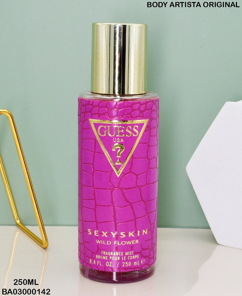 BODY GUESS WOMAN SEXY SKIN METALLIQUE 250ML WILD FLOWER