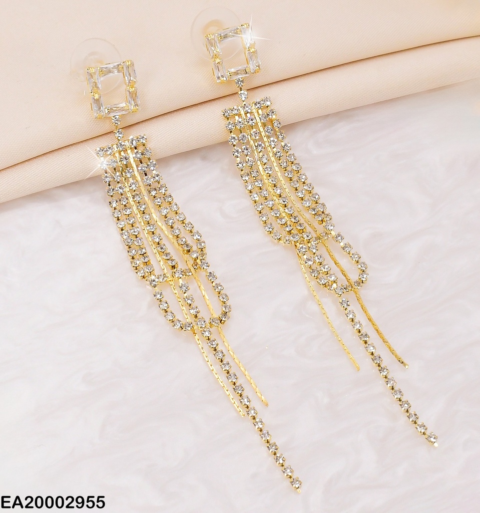 ARETES CROQUI CUADRO ZIRC/ COLGANTES ZIRC EJ1780-297