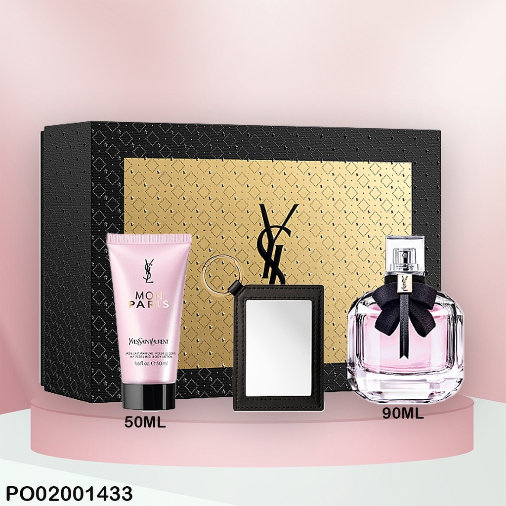 ESTUCHE PERFUME MON PARIS 2PCS50ML-90ML/ESPEJO YSL EDP