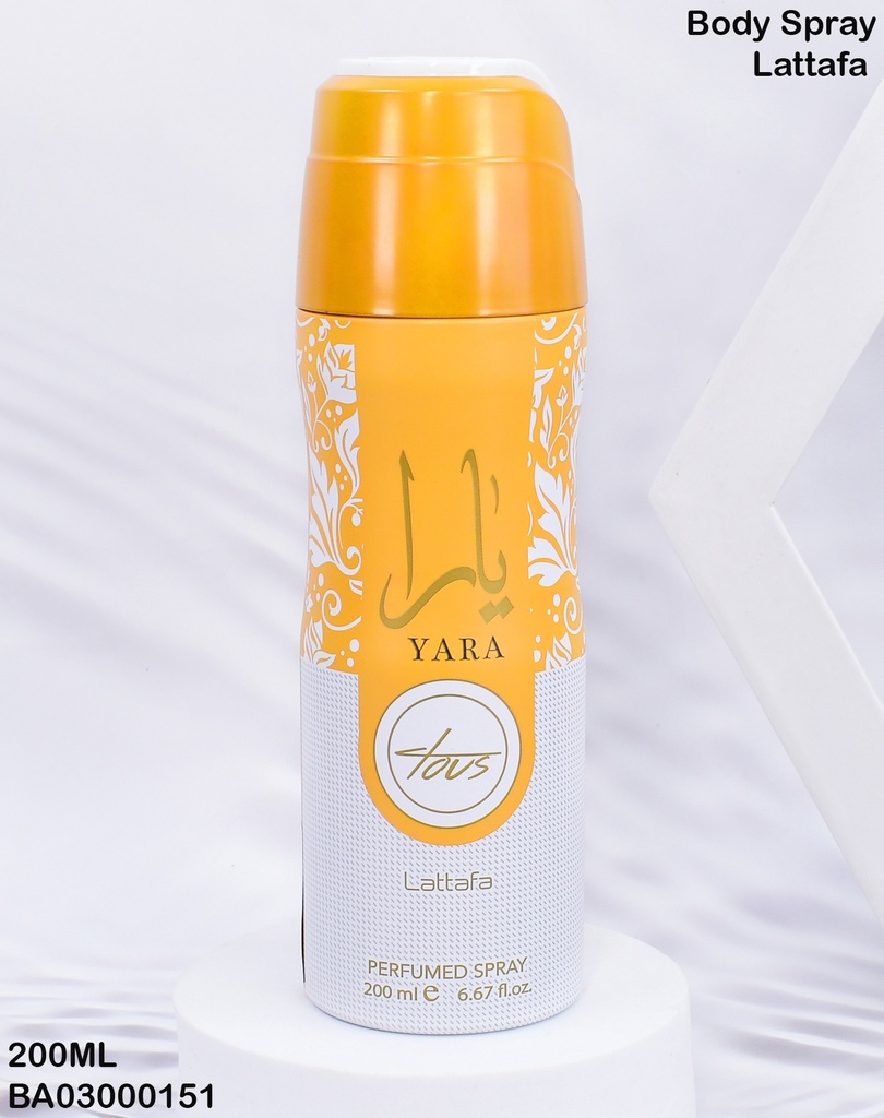 BODY SPRAY YARA TOUS LATTAFA 200ML