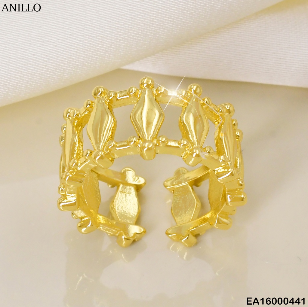 ANILLO DOR. ROMBOS CENTRO K4626-672