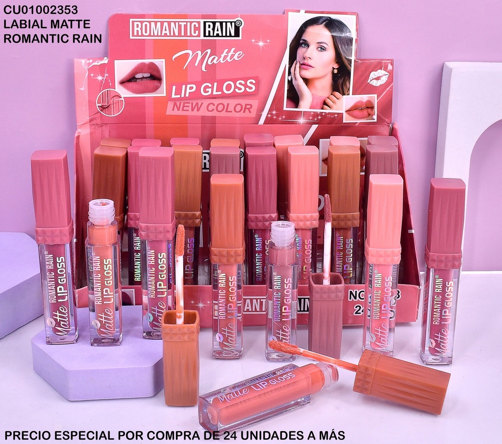 LABIAL ROMANTIC RAIN MATTE R623
