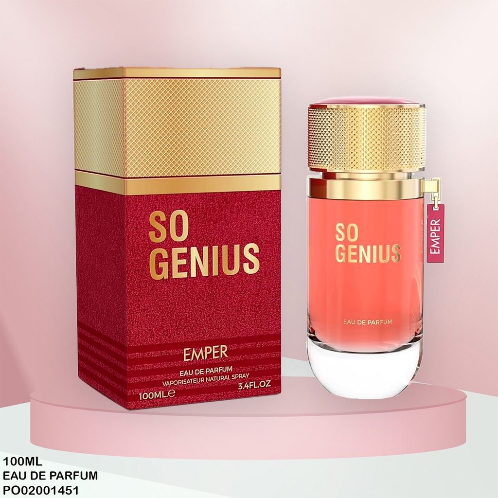 PERFUME SO GENIUS EMPER EDP 100ML